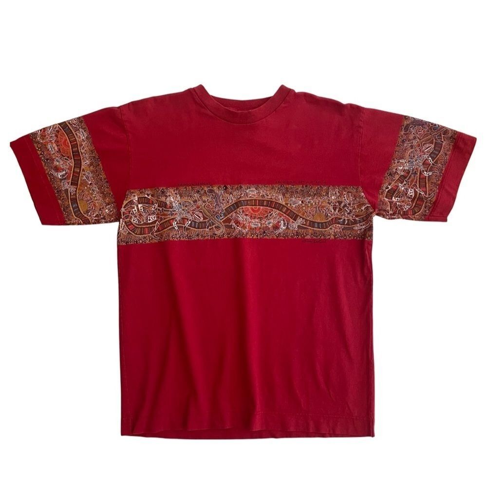 VINTAGE Danny Eastwood Aboriginal Art Australia Gooses T-Shirt Unisex